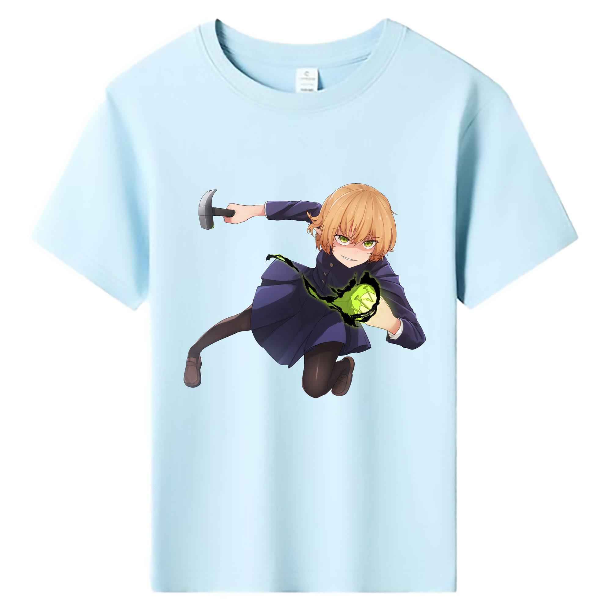 （画像用） 呪術廻戦 Jujutsu Kaisen 綿100％キッズTシャツ（フロントプリント）
